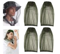 Zanzariera di alta qualità per campeggio, escursionismo e safari, ultra large con maglie extra sottili, protezione ottimale contro gli insetti, vestibilità perfetta per copricapi