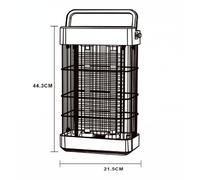 Zanzariera Elettrica Anti Insetti Doppia Lampada LED 12W 16W 20W Interno Esterno