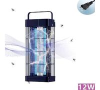 ZANZARIERA ELETTRICA ANTI ZANZARE MOSCHE LAMPADA UV LED 12W ELETTROINSETTICIDA