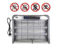 Zanzariera elettrica insetticida 20w luce uv cassetto raccogli zanzare 2 neon uv