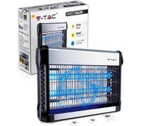 Zanzariera Elettrica Insetticida 20W V-TAC 11180 Doppia Lampada a Tubo T8 UV