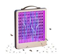 Zanzariera elettrica per interni, con luce UV, per cucina, casa, giardino, cortile, uso commerciale o domestico (beige)