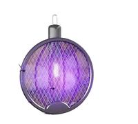 Zanzariera elettrica pieghevole tre in uno, zanzariera ricaricabile da parete, lampada antizanzare(Gray)