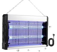 ZANZARIERA ELETTRICA PROFESSIONALE DA 20W LAMPADA UV ANTIZANZARE E MOSCHE 40X25 CM
