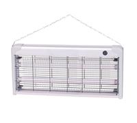 ZANZARIERA ELETTRICA SLIM ANTI ZANZARE MOSCHE 2 LAMPADE UV LED 30W 50 X 26 X 6CM