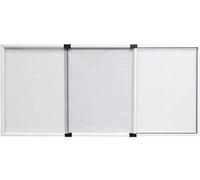 Zanzariera Estensibile Bianca per Finestre Porte H70x100/190cm Con Feltro