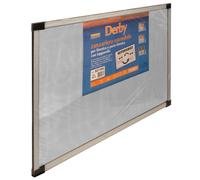 ZANZARIERA ESTENSIBILE "DERBY" ARGENTO 70X50 CM