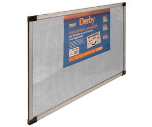 ZANZARIERA ESTENSIBILE "DERBY" ARGENTO 70X50 CM