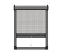 Zanzariera Estensibile Verticale su Misura, Zanzariera a Rullo Verticale Scorrevole Fai da Te con Telaio in Alluminio - Traspirante, Tenere Fuori Insetti, Mosche e Zanzare