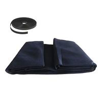 Zanzariera Finestra a Strappo Effe Poliestere Nero H 130 cm 150 cm 5 Pezzi