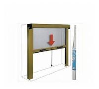 ZANZARIERA FINESTRA, BALCONI IRS BRONZO L80X170H CM A RULLO ALLUMINIO VERTICALE