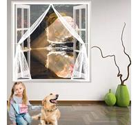 Zanzariera Finestra Magnetica 105 x 105 cm, Magnetica, Chiusura Automatica, Senza Foratura, Rete Fine, Tenda Isolante Termica per Porte, Varie Taglie, Bianco