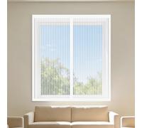 Zanzariera Finestra Magnetica 65 x 110 cm Autoadesiva Zanzariera Magnetica Finestra Senza Foratura e Silenziosa per La Maggior Parte Dei Tipi di Finestre, Bianco