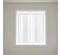 Zanzariera Finestra Magnetica 65 x 115 cm Chiusura Automatica Zanzariera Autoadesiva Finestre Dimensione Fissa, Non Può Essere Tagliato per Tutti Terrazza Porte e Finestre, Bianco