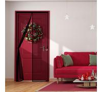 Zanzariera Finestra Magnetica 93 x 197 cm con Magneti Anti Zanzare Insetti, Chiusura Automatica, Rete Fine Zanzariera Magnetica Finestra per Balcone Soggiorno Cantine, Nero