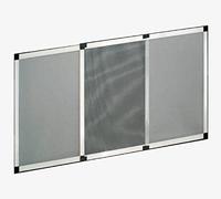 Zanzariera fissa estensibile bronzo 100/193 x 75 cm