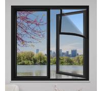 Zanzariera Fissa Piccola 100x190cm Nero Zanzariera Finestra Con Telaio Zanzariera Tenda Letto Tende Zanzariere per Finestre