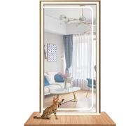 Zanzariera For Porta, Rete Resistente Agli Animali Domestici, Rete Anti-fuga For Gatti, Finestra Di Sicurezza, Schermatura For Porta In Rete, Zanzariera Antistrappo For Patio/cortile, Cerniera ( Color