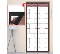 Zanzariera isolata autosigillante per porta, antivento, insonorizzata, in EVA, tenda da cucina a risparmio energetico e facile da installare, barriera contro gli insetti per la protezione della casa
