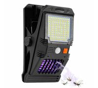 Zanzariera Lampada faretto luce solare da giardino 128 led SMD W7104-1