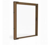 Zanzariera laterale a molla Z40 in kit da taglio Bronzo Verniciato