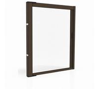 Zanzariera laterale a molla Z40 in kit da taglio Marrone 8017 Opaco