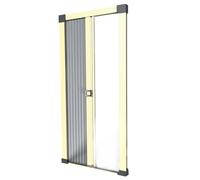 Zanzariera Laterale Plisse Porta Finestre 1 Anta | Zanzariera Plissettata Scorrevole Laterale | Zanzariere Avvolgibili | Solo 22mm di ingombro | Alluminio | Chiusura Magnetica | Personalizzabile