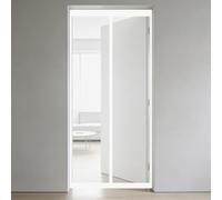 Zanzariera Magnetica 110 x 190 cm Facile da Installare, Chiusura Automatica, Mantiene L'Aria Fresca, Maglia Fine, Anti Insetti Zanzariera con Magneti per Porte, Finestra, Bianco