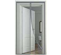Zanzariera Magnetica 130 x 215 cm Chiusura Automatica Tenda Anti Zanzare Insetti Impedendo Agli Insetti Di Entrare per Porte di Soggiorno Camera da Letto Casa - Grigio