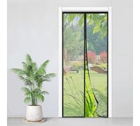 Zanzariera Magnetica 130x200cm, Zanzariera Porta Finestra Tenda Nero, Tenda Magnetica Si Impedisce agli Insetti, Facile da Installare, Chiusura Automatica per Balcone, Soggiorno, Cantine, Terrazze