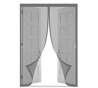 Zanzariera Magnetica 140 x 236 cm Zanzariera Magnetica per Porta Anti Zanzare Mosche Insetti Varie Taglie Zanzariere Magnetiche per Porte Finestre, Grigio
