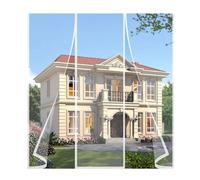Zanzariera Magnetica,40x160cm Tenda Rete Zanzariera,Chiuso Automaticamente Pieghevole Rete,Porte D'Ingresso Porte Cortili Bianco