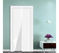Zanzariera Magnetica 50 x 135 cm Chiusura Automatica Traspirante Facile da Installare Anti Zanzare Insetti Zanzariera per Porta, Finestra per Porte e Finestre, Bianco