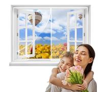 Zanzariera Magnetica, 70x125cmMantiene Stanza Traspirante, Anti Zanzare Adsorbimento Magnetico Pieghevole finestre per Balconi finestrefinestre,Adesivo（Bianco）