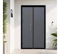 Zanzariera Magnetica 77 x 237 cm Nessun Attrezzo Richiesto Zanzariere Magnetiche Viene Fornito con Kit di Montaggio per Porte da Balcone/Cantine/Terrazze, Nero