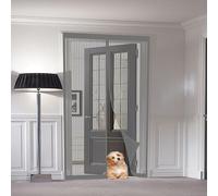 Zanzariera Magnetica 86 x 190 cm Zanzariera Magnetica per Porte Anti Zanzare Mosche Insetti Rete Fine Tenda, Grigio
