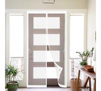 Zanzariera Magnetica 93 x 213 cm Zanzariera Magnetica per Porta Non È Necessario Praticare Fori Chiude da Sola Tenda Porta Finestra, Bianco
