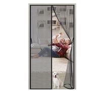 Zanzariera Magnetica 95 x 210 cm Zanzariera Porta Finestra Magnetica Anti-Zanzare Adsorbimento Magnetico per Porta del Balcone Cantina e Porta della Terrazza - Nero