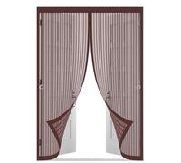 Zanzariera Magnetica 98 x 238 cm Zanzariera Magnetica per Porta Anti Zanzare Mosche Insetti Varie Taglie Zanzariere Magnetiche per Porte Finestre, Marrone