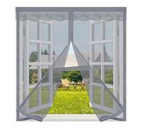 Zanzariera Magnetica Finestra 120x140cm,Zanzariera Calamita Finestra Anti Zanzare Insetti Chiusura Automatica,Tenda Zanzariera Magnetiche per La Maggior Parte Delle Finestre,Grigio