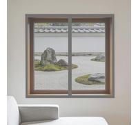 Zanzariera Magnetica Finestra 80 x 180 cm Autoadesiva Tendina Magnetica Zanzariera Dimensione Fissa, Non Può Essere Tagliato per La Maggior Parte Dei Tipi di Finestre, Grigio