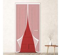 Zanzariera Magnetica Finestra 93 x 197 cm Installazione Senza Fori Zanzariera di Alta Qualità per Corridoi/Porte/Patio, Bianco