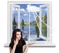 Zanzariera Magnetica Finestra, 95x205cm Bianco Zanzariere su Misura Chiudi Automaticamente con Zanzariera a calamita per Porte d'IngressoPorte Cortili