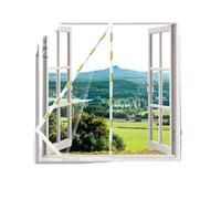 Zanzariera magnetica Finestra con schermo magnetico Rete magnetica autoadesiva Zanzariera invisibile Finestra con schermo anti-zanzara per Tenere lontani gli insetti(Height110cm,Width140cm)