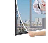 Zanzariera magnetica Finestra con zanzariera magnetica bianca, tende autoadesive autoinstallanti for uso domestico, semplice rete invisibile per Tenere lontani gli insetti(Width110cm,Height65cm)