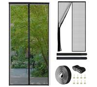 Zanzariera Magnetica in Fibra di Vetro, 110x210cm Zanzariera Magnetica Per Porte Scorrevoli Senza Foratura, Zanzariera in Tela ad Alta Densità Anti-Graffio Per Porte Da Balcone, Cantina e Giardino