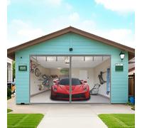 Zanzariera magnetica in fibra di vetro per garage e patio, rete anti zanzare per una facile installazione e una protezione durevole