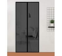ZANZARIERA MAGNETICA P/PORTA 140X240CM NERO