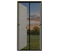 Zanzariera Magnetica Per Finestra 115 x 270 cm Tenda Totalmente Magnetica Si Chiude Da Sola Totalmente Magnetica Tende Zanzariera Porta Finestra, Nero