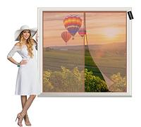 Zanzariera Magnetica Per Porta 85x135cm Chiusura Automatica Tenda Anti Zanzare Insetti-Prevent flying into foreign objects-per porte da balcone cantine terrazze Marrone